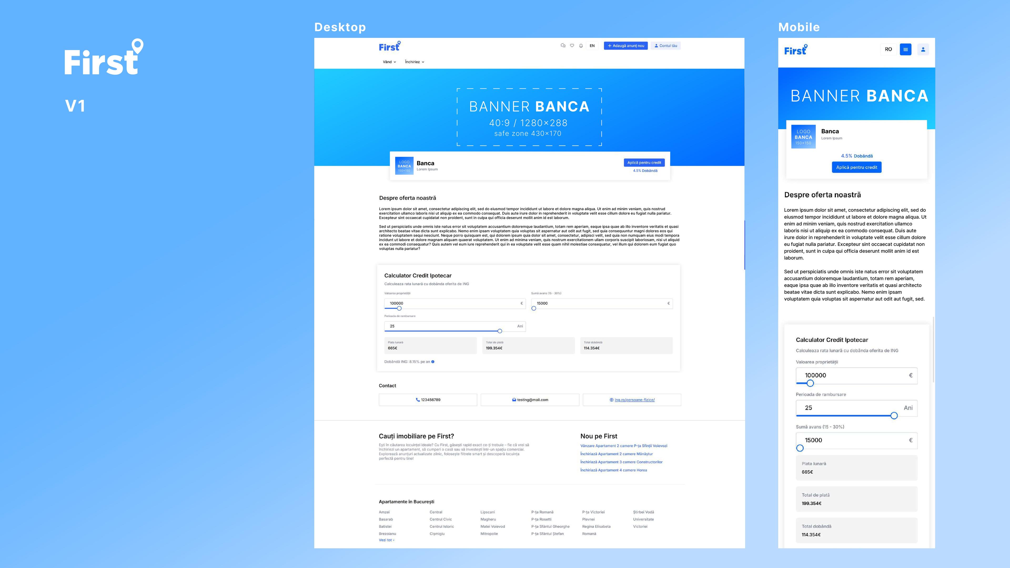 Parteneriat bancar First