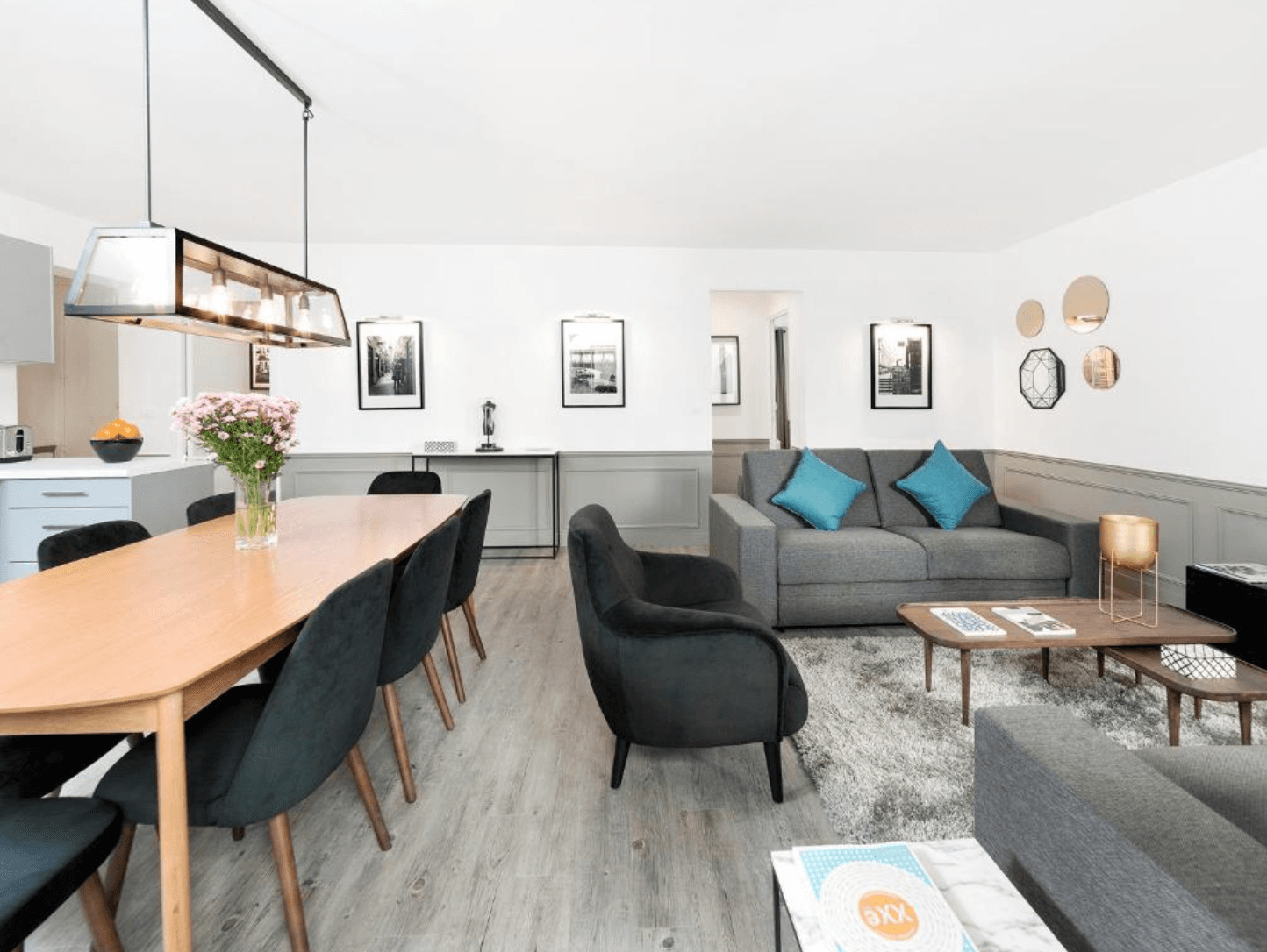 Apartament elegant cu 3 camere, mobilat modern - 3