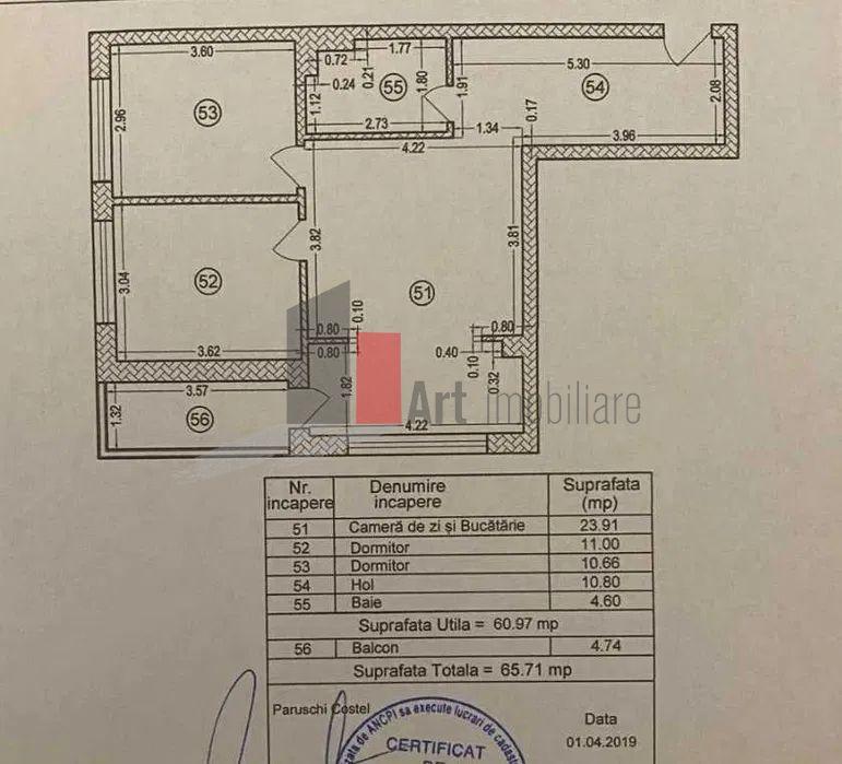 Vânzare apartament 3 camere cu centrală Metalurgiei - Metro - 2