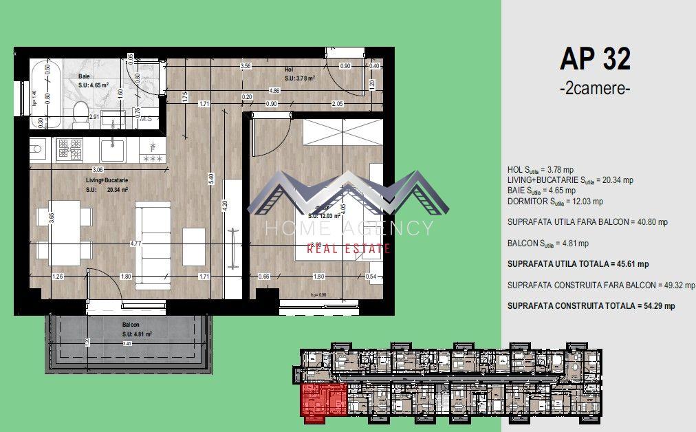 Apartament modern cu 2 camere în Otopeni - 11