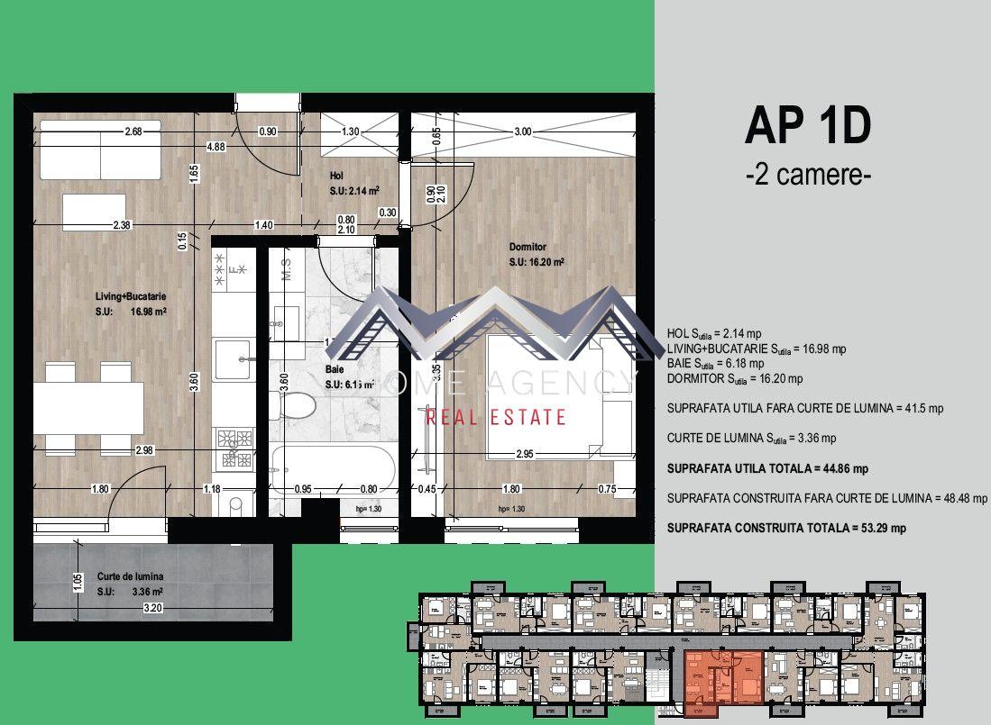 Apartament 2 camere | Otopeni Central | Bloc nou | Parcare inclusă - 9