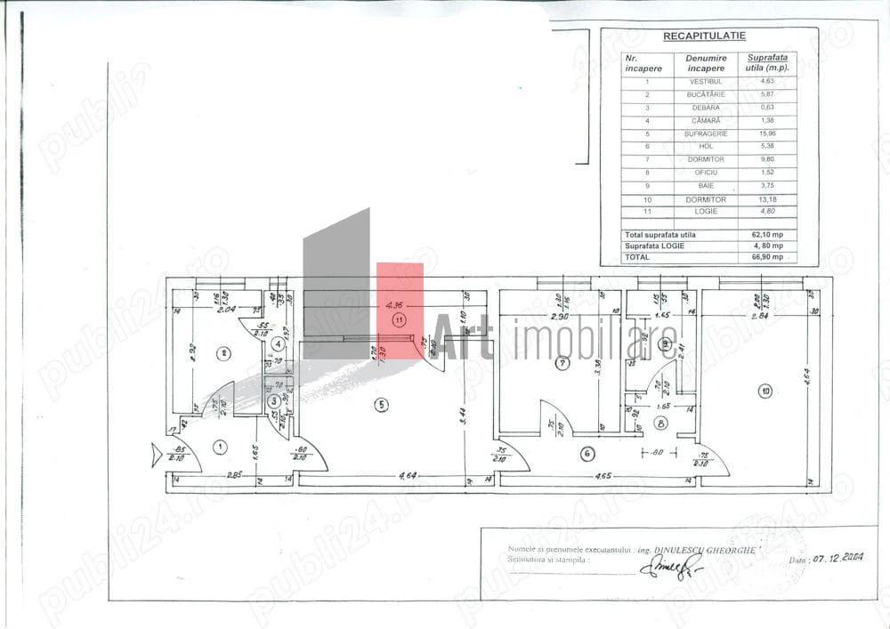 Vânzare apartament 3 camere 2 băi cu centrală Brâncoveanu - Covasna - 3