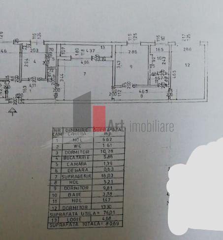 Vânzare apartament semidecomandat 4 camere cu centrală Bd. Obregia - 3