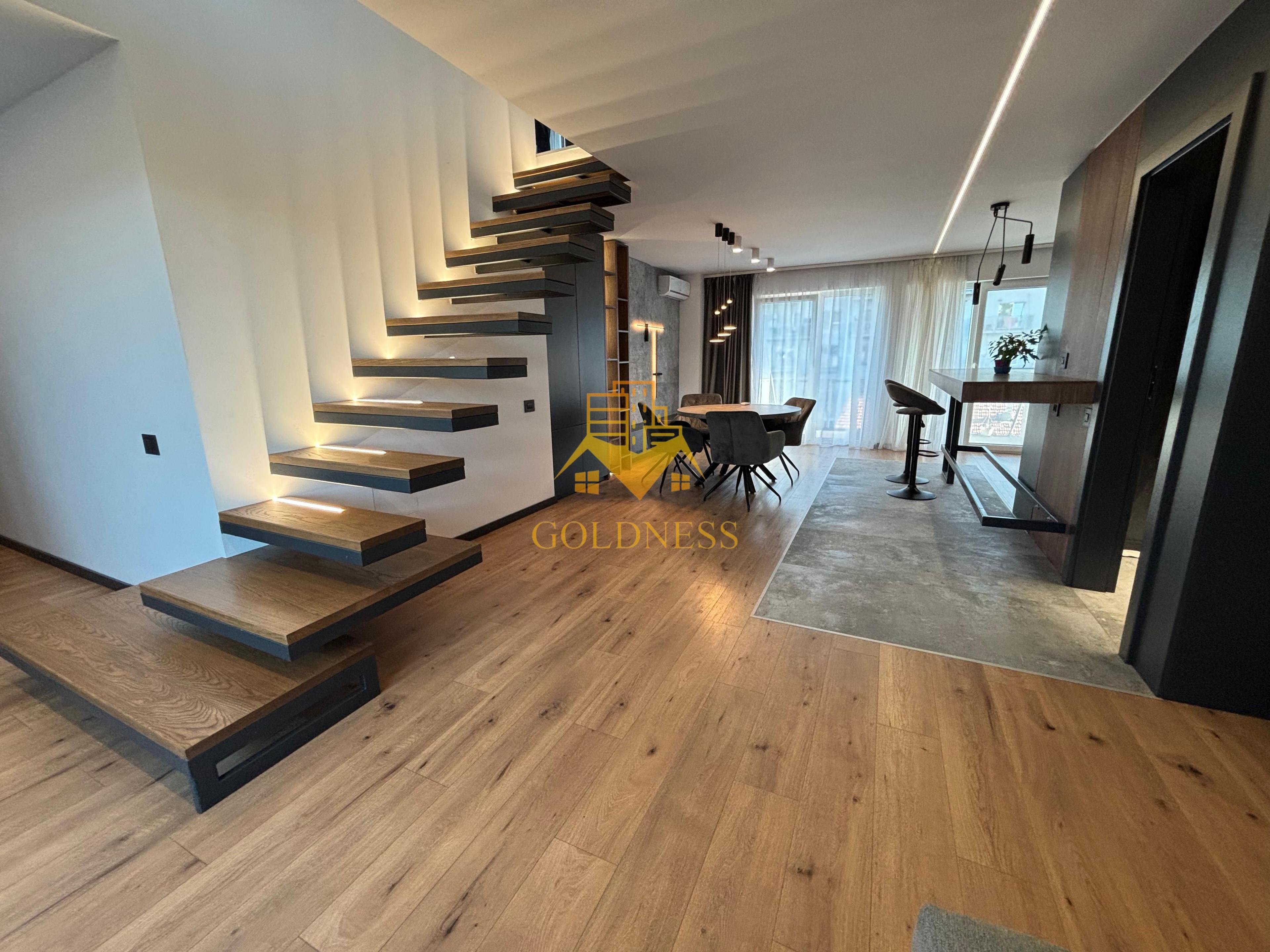 Penthouse mobilat lux, parcare, AC, bloc nou, Semicentral, zona Horea - 17