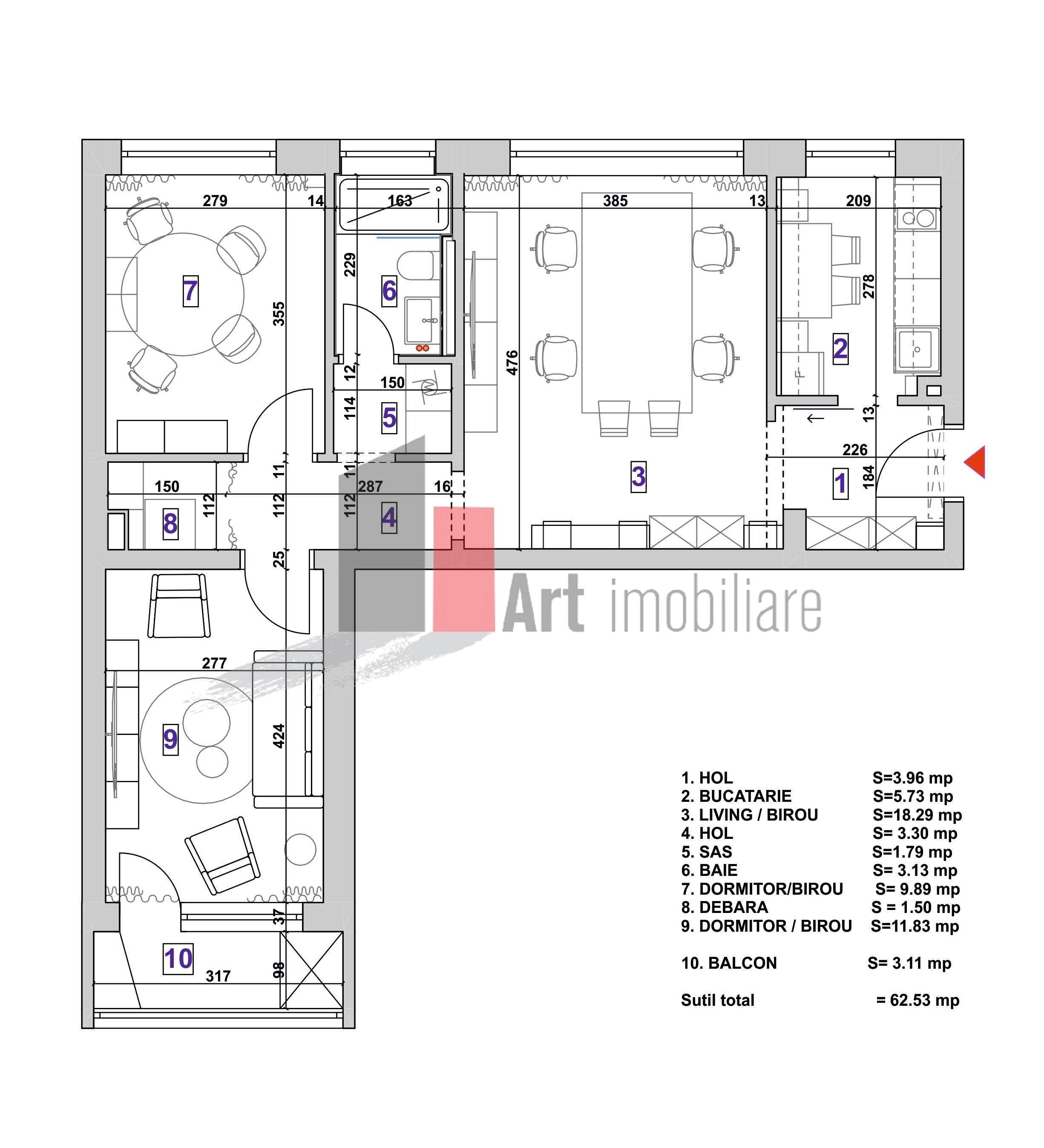 Oferim spre vanzare apartament superb de 3 camere, in Drumul Taberei - 8