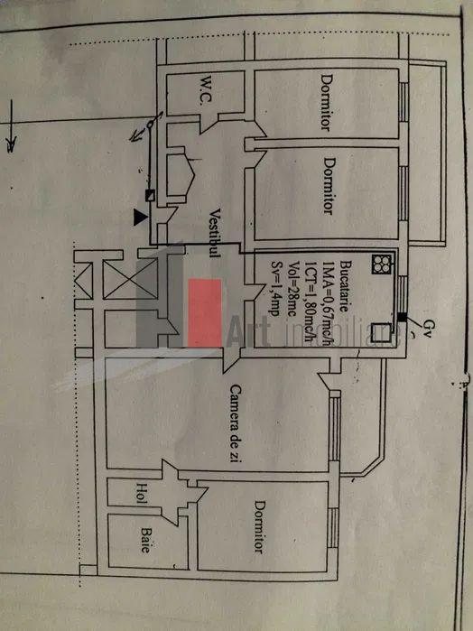Vânzare apartament semidecomandat 4 camere cu centrală Șos. Berceni - 3