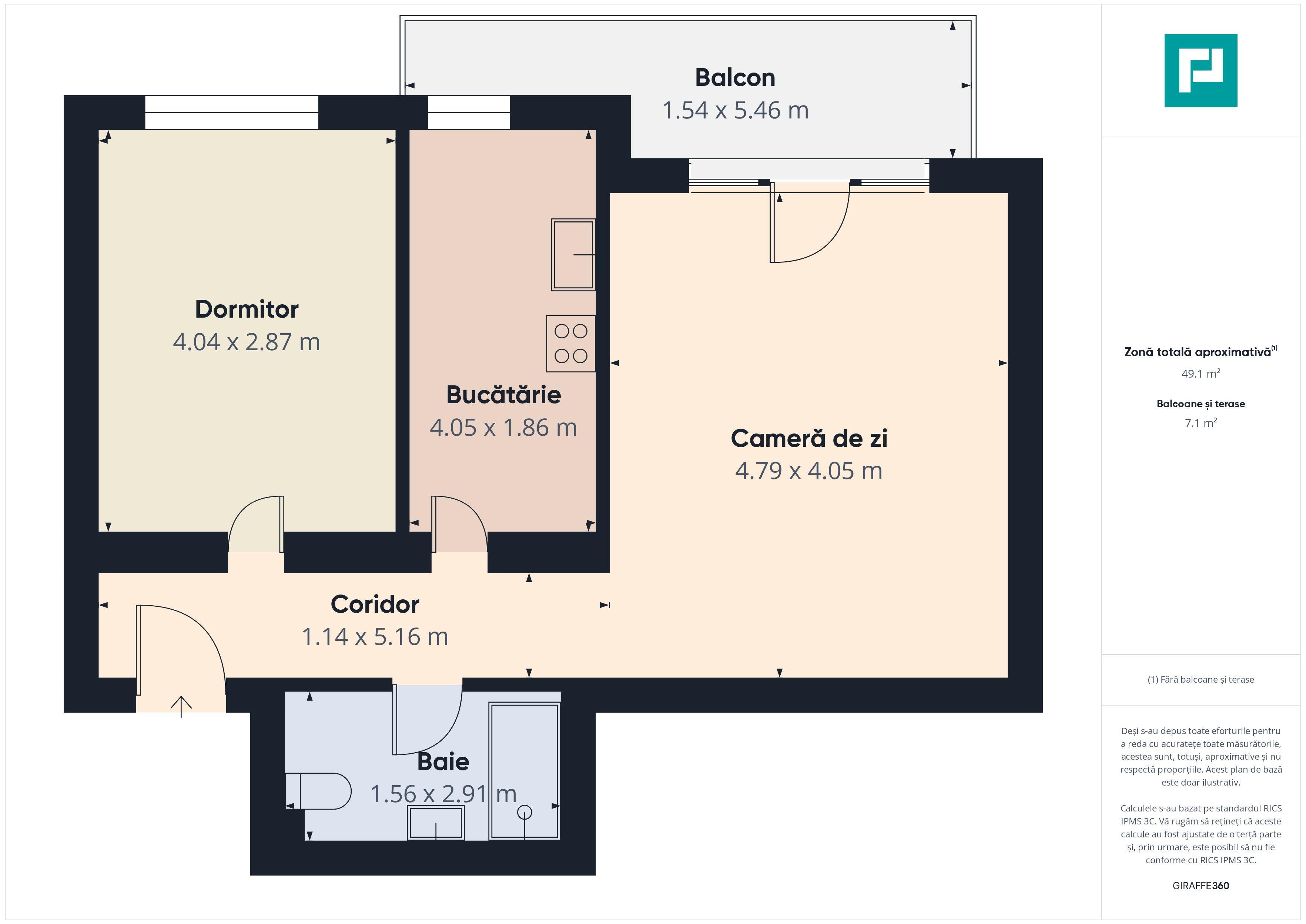 Apartament 2 camere | 2 parcări | Zona Buziașului - 11