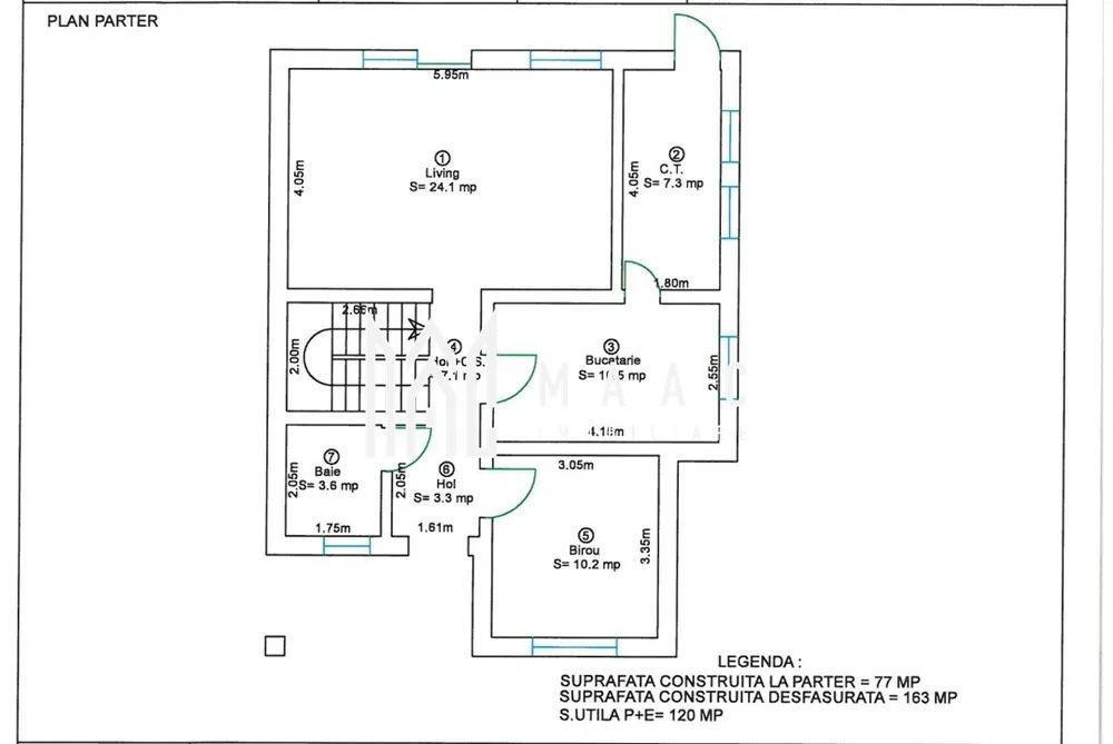 Casă individuală I 5 camere I 120 mpu I Curte 380 mp I Șura Mică - 9