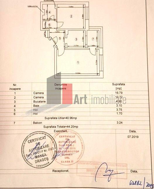 Ap. 2 cam., bloc reabilitat, centrală proprie, parter/8, N. Grigorescu, Parc IOR - 10