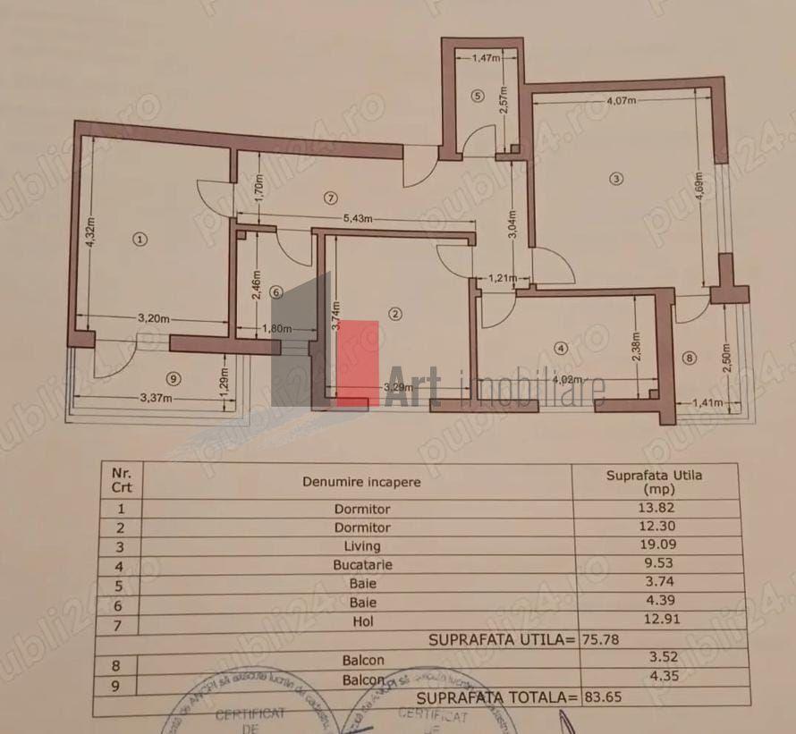 Vânzare apartament 3 camere Metalurgiei - Hornbach - 9